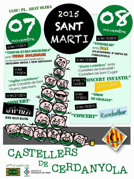 Cartell Sant Martí (Castellers)