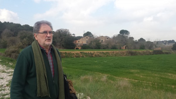 Isidre Grau davant Can Canaletes