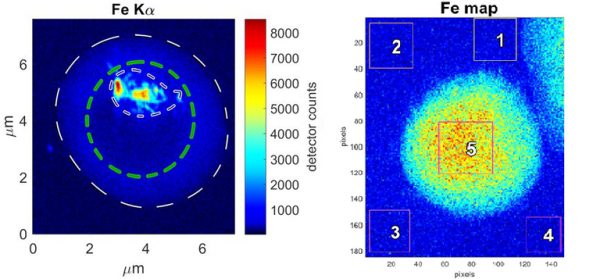 Mapes de fluorescència de ferro