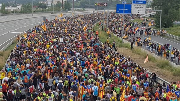 18-10-2019. Societat. Política. Marxa per la Llibertat. Vaga18-O