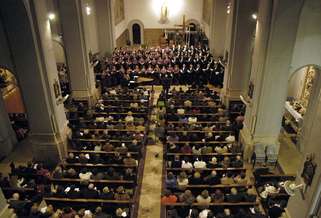 L'Orfeó Català omple l'església de Sant Martí