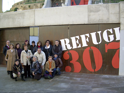 Cerdanyola visita el refugi  antiaeri  307
