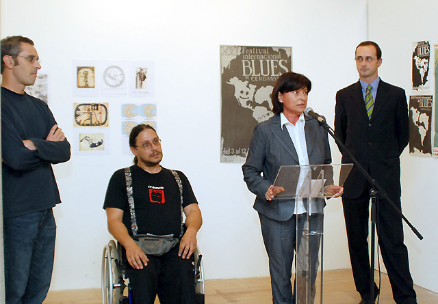 Aperitiu pictòric per obrir el Festival de Blues