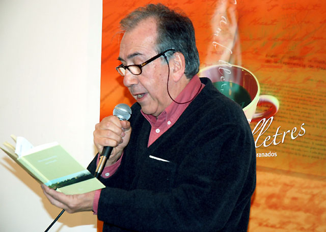 Joan Margarit tanca la temporada del 'Cafè amb lletres'