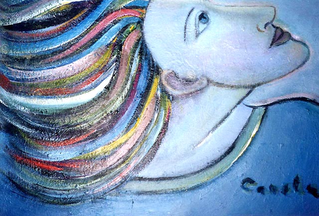 Pilar Canela inaugura aquest vespre a l’Ateneu l’exposició ’Dones, flors i colors’