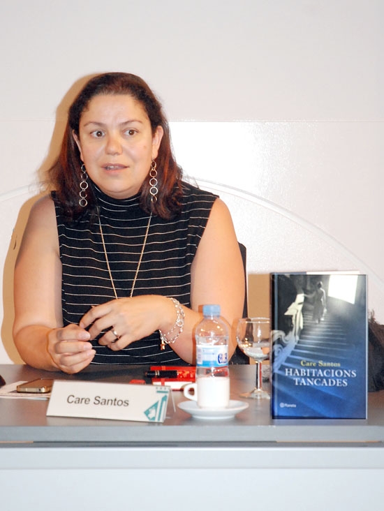 Care Santos desvetlla les seves obssessions literàries al 'Cafè amb lletres'