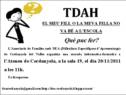 Neix a Cerdanyola l'Associació de Famílies amb DEA