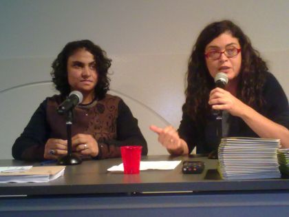 Nadia Ghulam explica la seva història convidada pel Servei Local de Català
