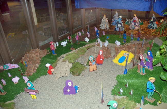 L'Ateneu exposa un pessebre elaborat pels alumnes de plàstica