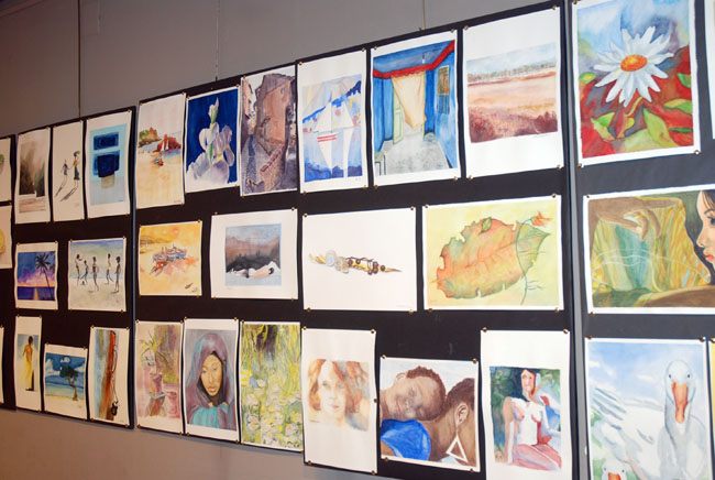Els alumnes de l'Escola d'Art exposen a l'Ateneu