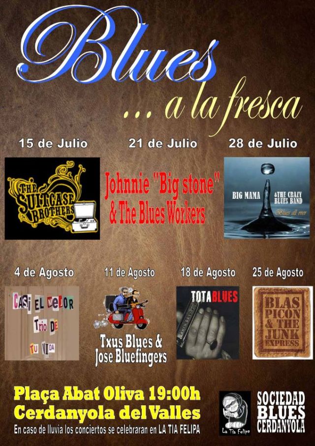 Blues a la fresca i amb bon humor amb Txus Blues & Jose Bluefingers