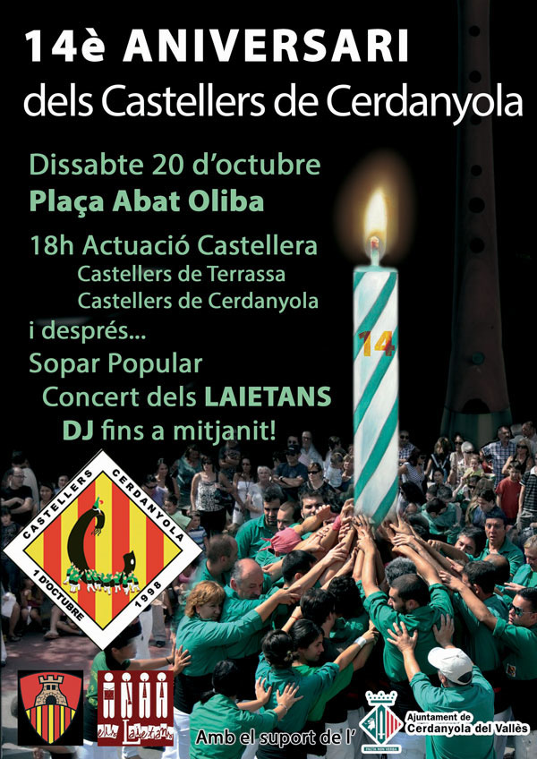 Els Castellers arriben als 14 anys amb aspiracions de ser colla de 8