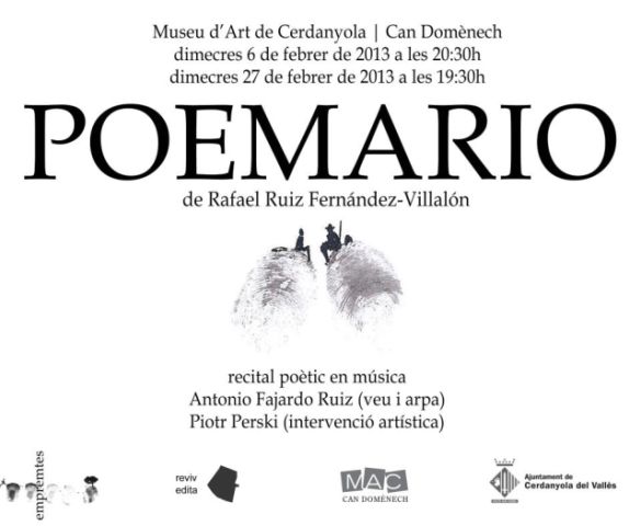 El MAC acull un recital poètic musicat del poemari de Rafael Ruiz Fernández-Villalón