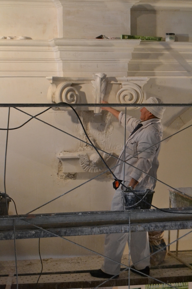 Es presenten els treballs de restauració de l'església vella de Sant Martí