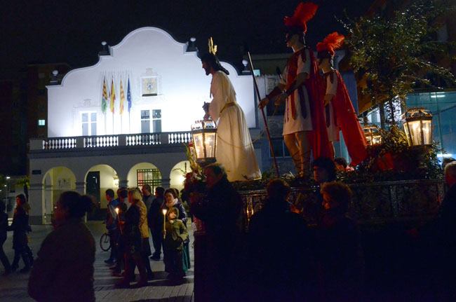 El Via Crucis de Divendres, colofó de la Setmana Santa religiosa