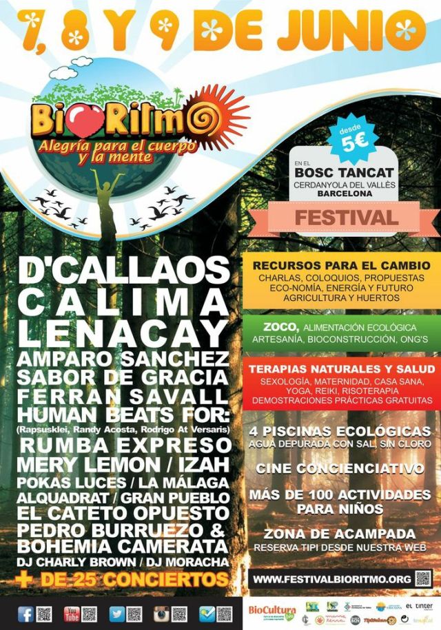 El Festival BioRitmo destaca en una intensa agenda de cap de setmana