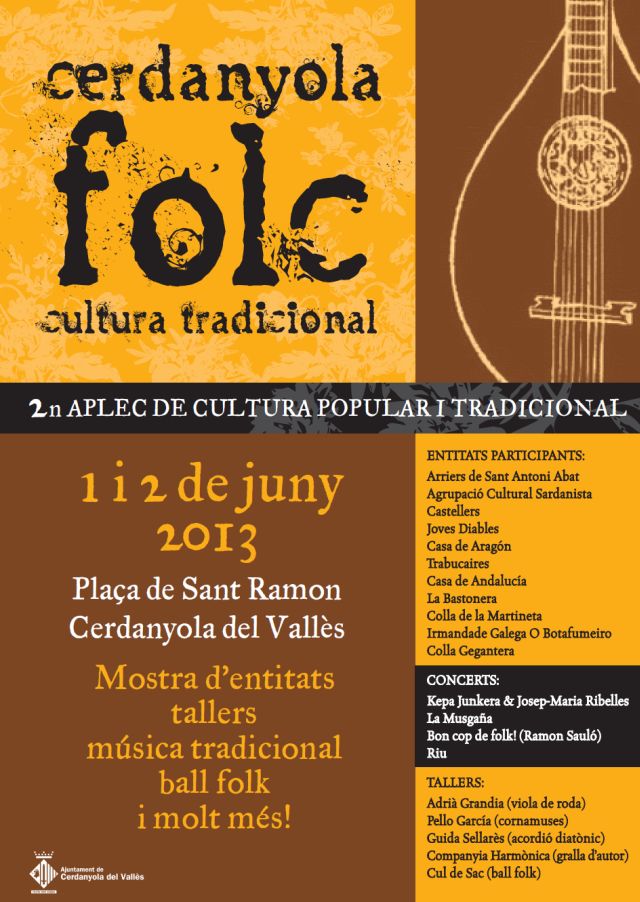 El Festival Cerdanyola Folc vol mostrar la cultura popular com a un element viu i en moviment