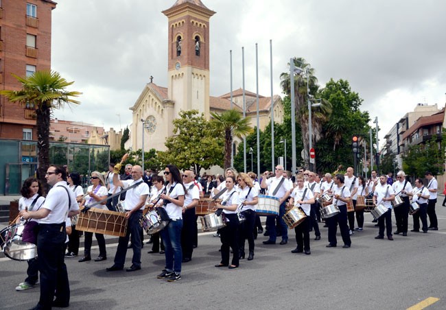 Diumenge sorollós amb la trobada de tambors