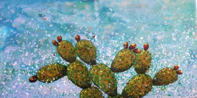 L'artista Olga Molina ens apropa al món vegetal a través dels seus quadres 