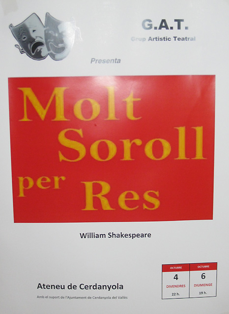 El GAT presenta 'Molt soroll per no res'