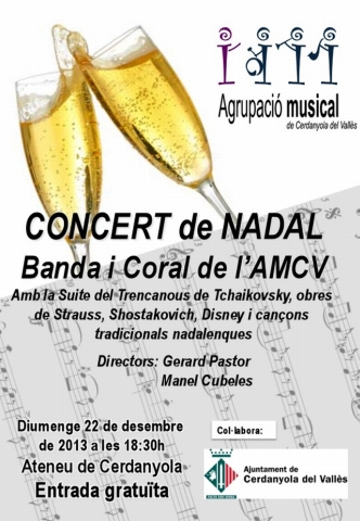 Concert de Nadal de l'Agrupació Musical aquest diumenge a l'Ateneu