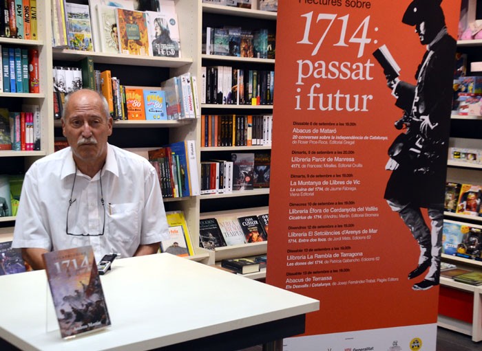 Andreu Martín presenta les cicatrius de 1714 que no s'obliden