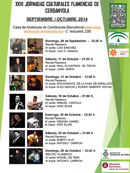 Teatre, flamenc, ciència i festes populars per al cap de setmana