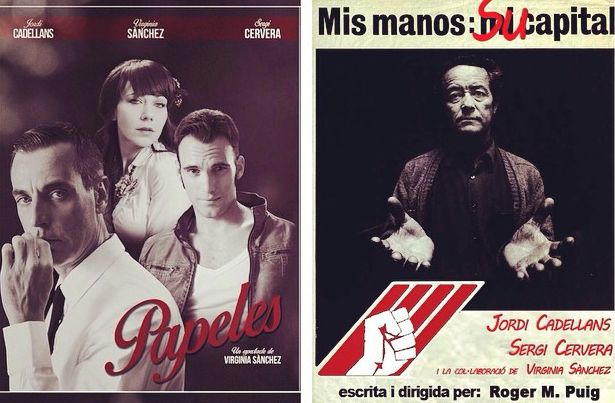 'Mis manos, su capital' i 'Papeles', teatre clandestí al menjador de casa
