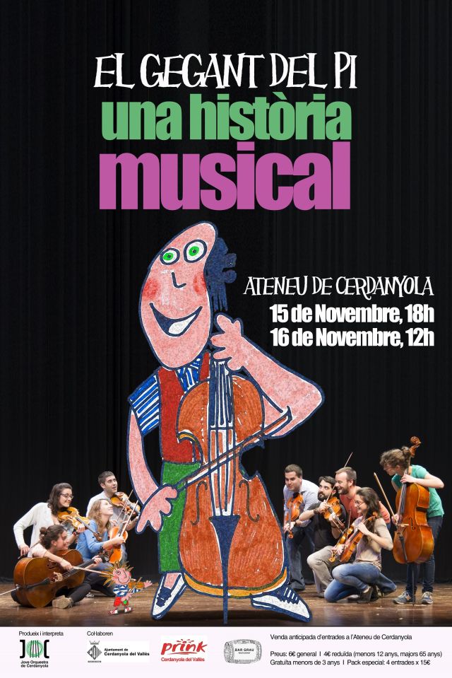 La JOC combina titelles i música a l'espectacle 'El gegant del Pi, una història musical'