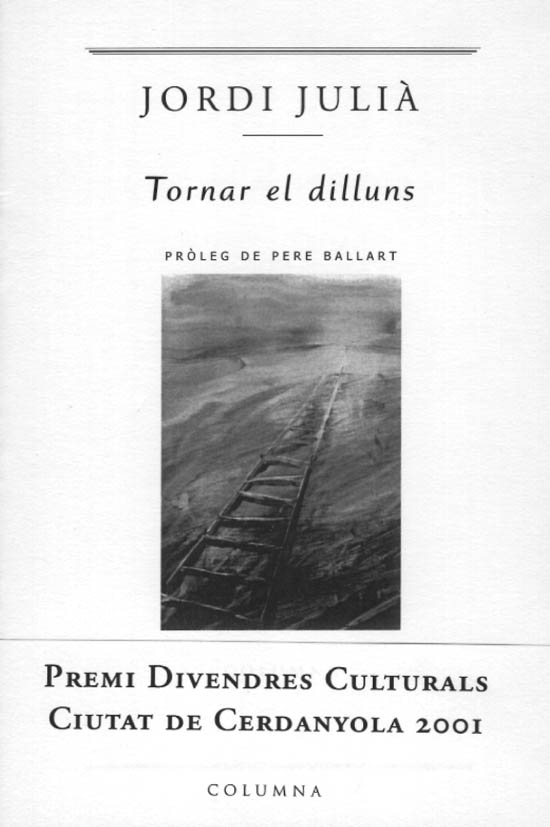 "Presentació de l'últim llibre guanyador del ""Divendres Culturals"" de poesia"