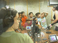 Els nens del Clupi protagonitzen un film rodat per estudiants de cinema