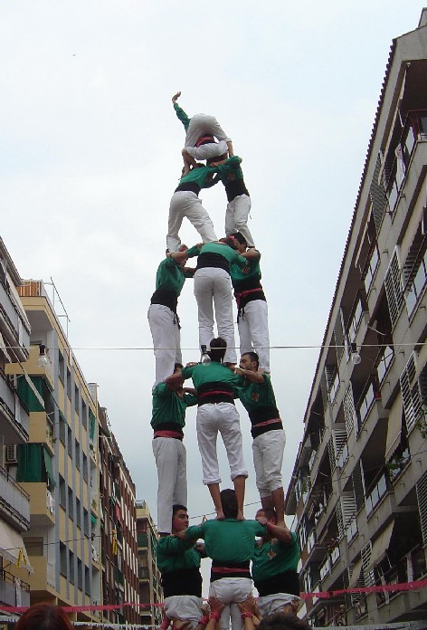 Els Castellers presenten un balanç agredolç de l'actuació al Pont Vell