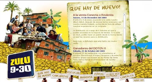 Nova web dels Zulú 9.30