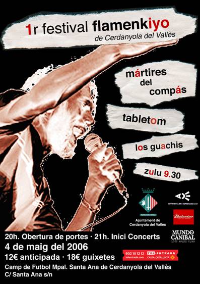 El 1r Festival Flamenkiyo obrirà el Roser de Maig 2006