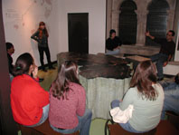 Estudiants nordamericans visiten el museu d'història Ca n'Ortadó