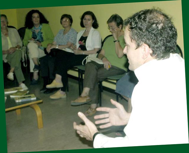 Alfred Bosch departeix amb els lectors a la Biblioteca Ca n'Altimira