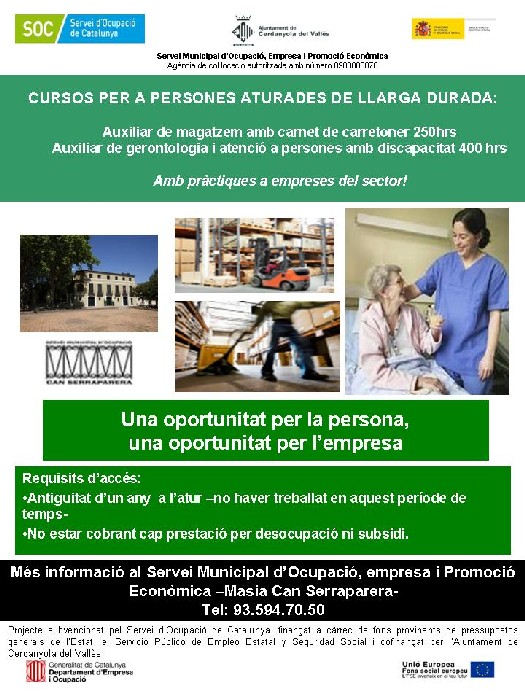 Programa per fomentar l'ocupació de persones aturades de llarga durada