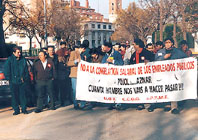 EUiA fa una crida a que tots els contraris al govern d'Aznar vagin a la vaga