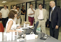 L’alcalde visita l’empresa Natura Bissé, ubicada al PTV