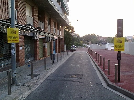 Torna a funcionar el control d’accés al passeig del Pont