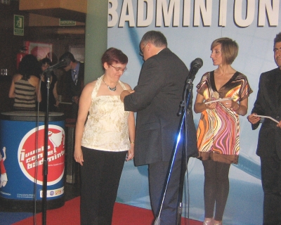 Àngels Moncho rep una menció especial en els Premis Nacionals de Bàdminton 2006