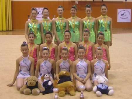 El Club Gimnàstica Rítmica Cerdanyola assoleix sis podis en la final del Trofeu Barcelona Comarques