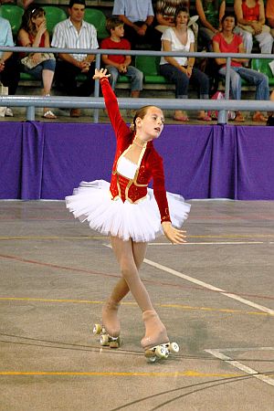Idoia Company, patinadora del CPA Cerdanyola, es classifica per l’Estatal aleví