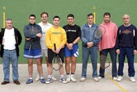 José Mª García y Andrés Gago, semifinalistas del campeonato catalán de frontenis