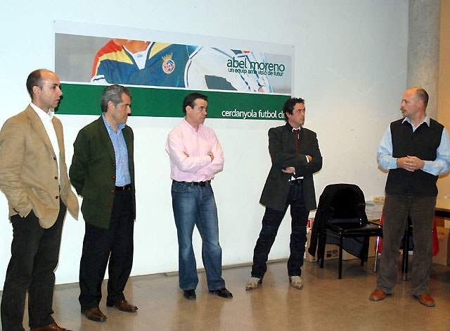 Abel Moreno presenta la seva candidatura a la presidència del Cerdanyola del Vallès Futbol Club