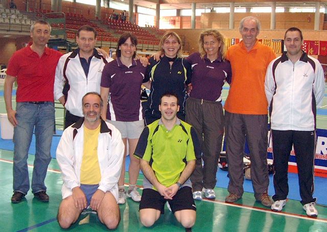 Èxit del bàdminton català al Campionat d’Espanya Veterà amb la participació de sis jugadors del Bàdminton Bellaterra