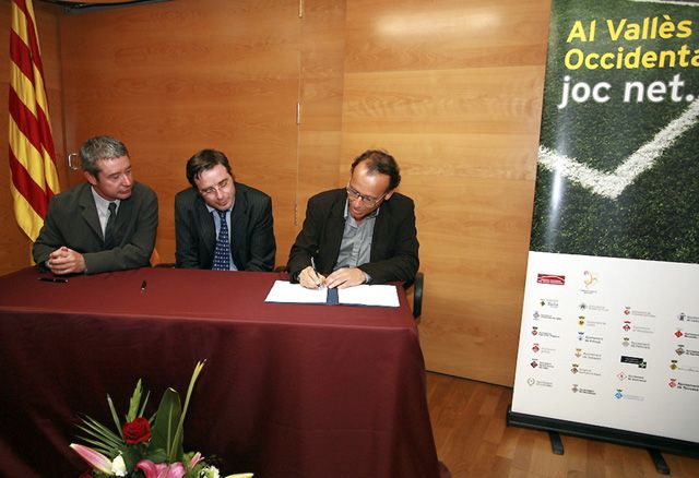 L’Ajuntament de Cerdanyola ha signat el Manifest per un joc net al Vallès Occidental