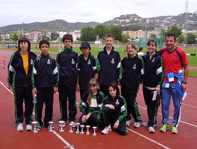 Gran èxit dels atletes locals en la Final de Catalunya d’atletisme en pista dels JJEE