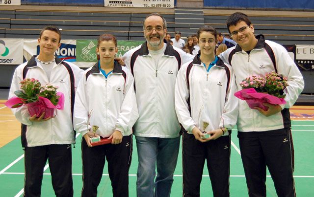 El Bàdminton Bellaterra assoleix dues medalles al Campionat d’Espanya sub-15