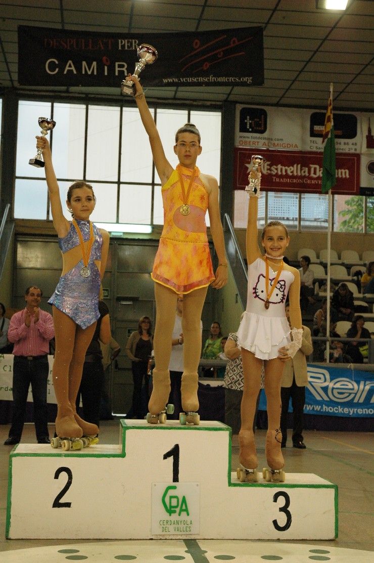 Hermosa, Bram i Soldevila es classifiquen per a la Final del Comarcal de patinatge artístic